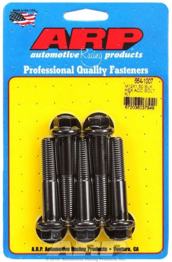 ARP ARP664-1007 Bolt Kit - 6pt. (5) 12mm x 1.5 x 60mm