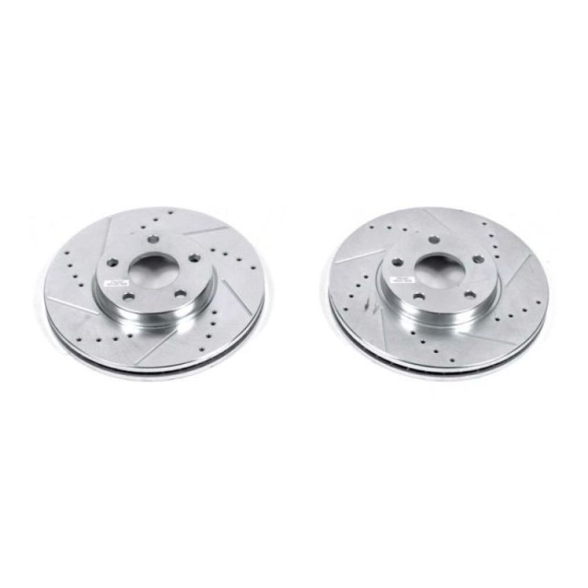 PowerStop AR85132XPR PowerStop Evolution Performance Drilled, Slotted & Plated Brake Rotor Pair