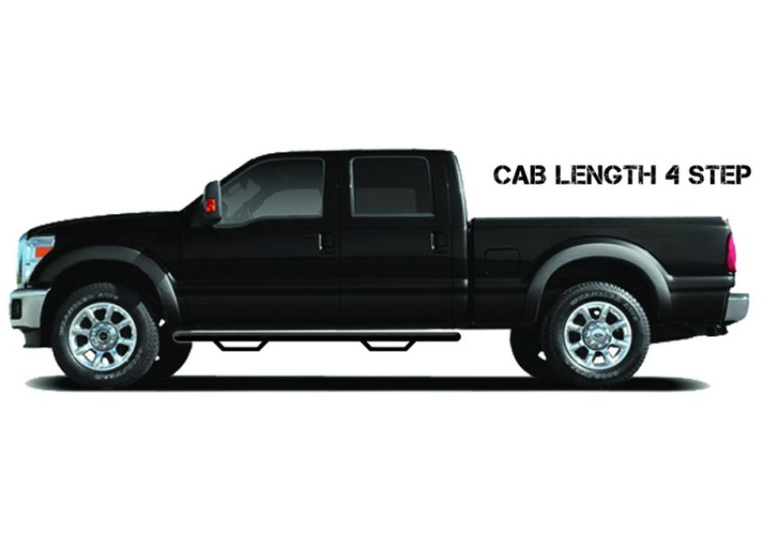 N-Fab D2086MC-TX Nerf Step 19-20 Ram 2500/3500 Mega Cab - Cab Length - Tex. Black