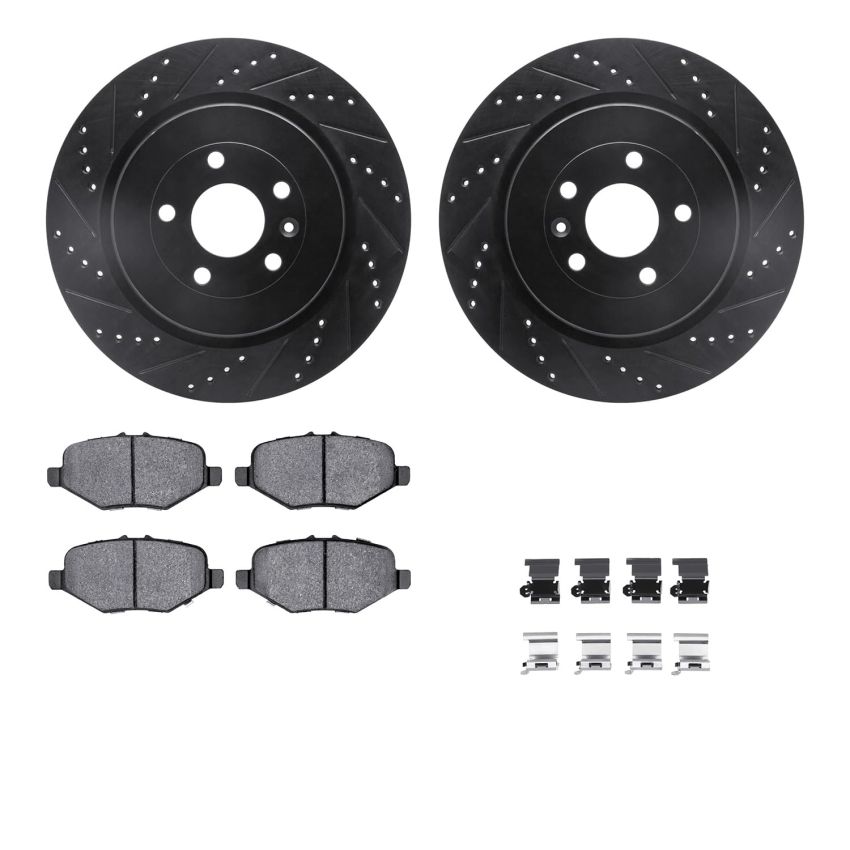 Dynamic Friction 8512-54215 Rotor Kit
