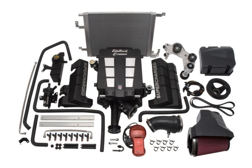 Edelbrock 1536 Supercharger Stage 1 - Street Kit 2005-2010 Chrysler Lx and Lc 6 1L Hemi w/ Tuner
