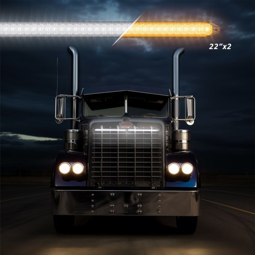 XKGLOW XK041029-22 XK Glow 22In Switchback Grill Lights with Start-up Animation & Sequential Turn Signals