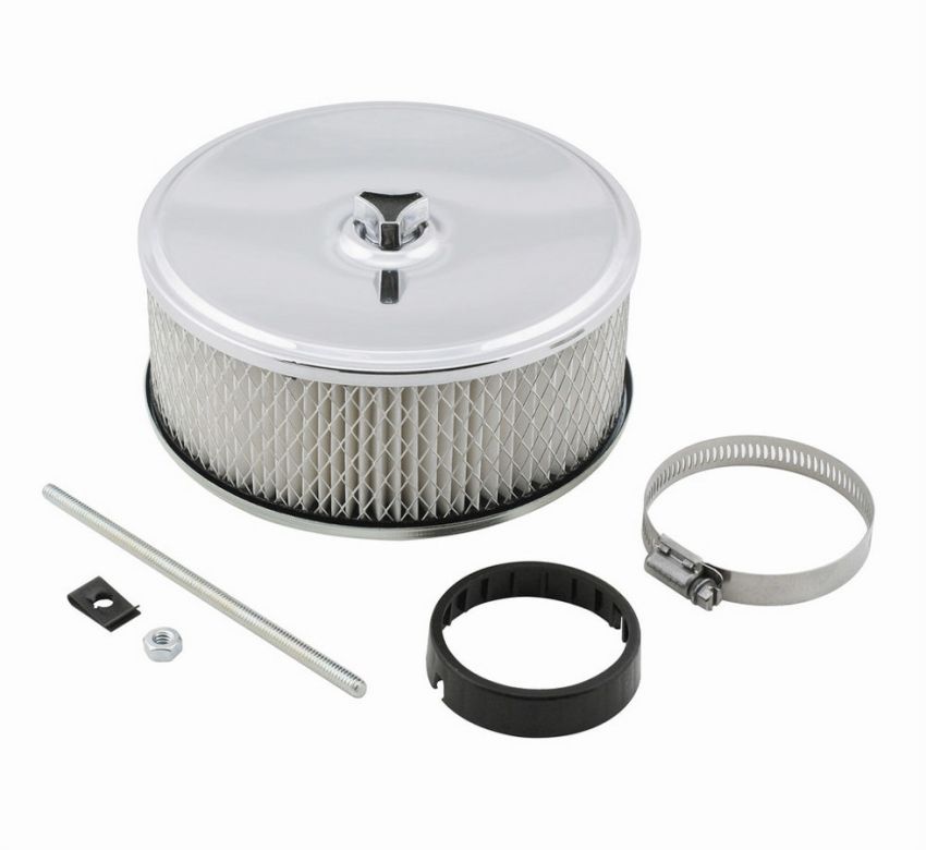 MR. GASKET MRG4350 6.5in Chrome Air Cleaner