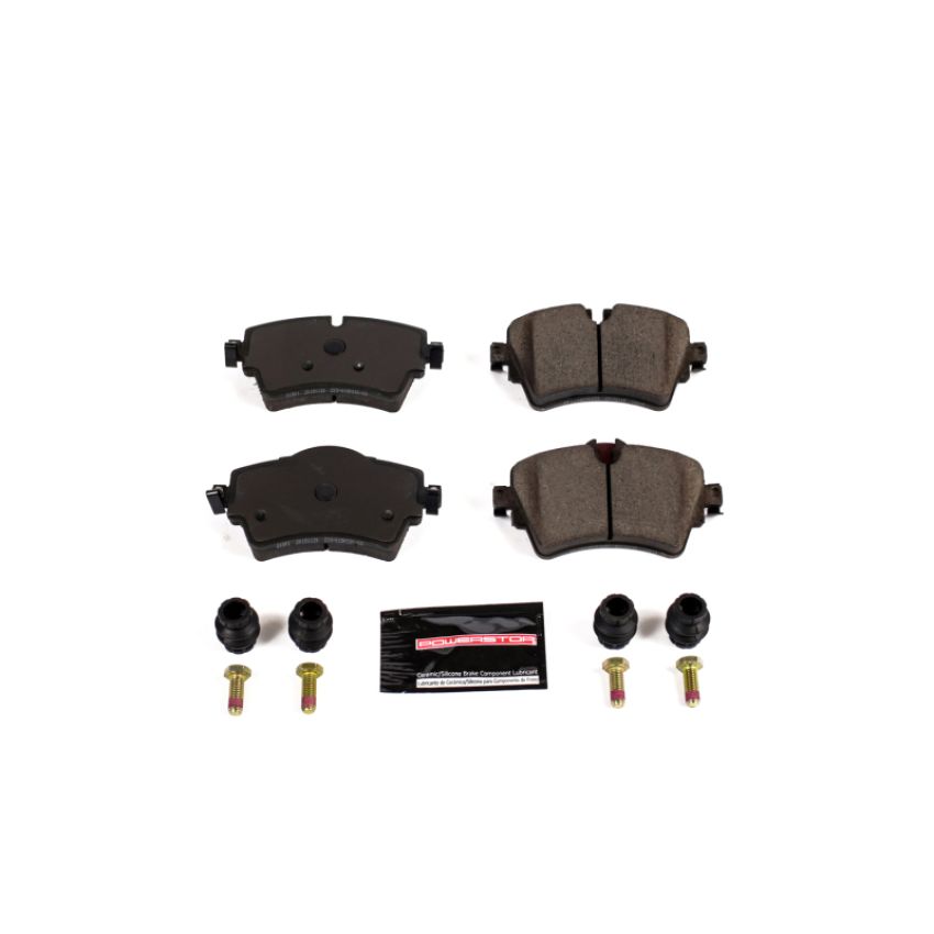 PowerStop Z23-1801 PowerStop - Z23 Daily Driver Carbon-Fiber Ceramic Brake Pads with Hardware Kit