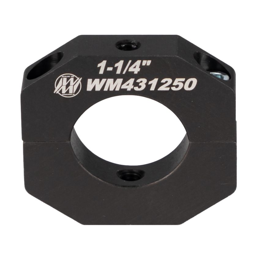 WEHRS MACHINE WEHWM431250 Accessory Clamp 1-1/4in Aluminum 1/4-20 Holes