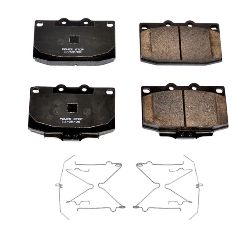 PowerStop 17-331 PowerStop - Z17 Low-Dust Ceramic Brake Pads with Hardware