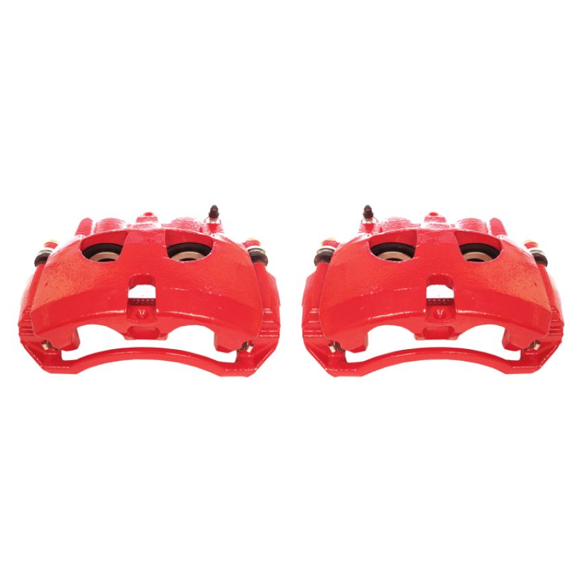 PowerStop S5172 Red Powder Coated Calipers
