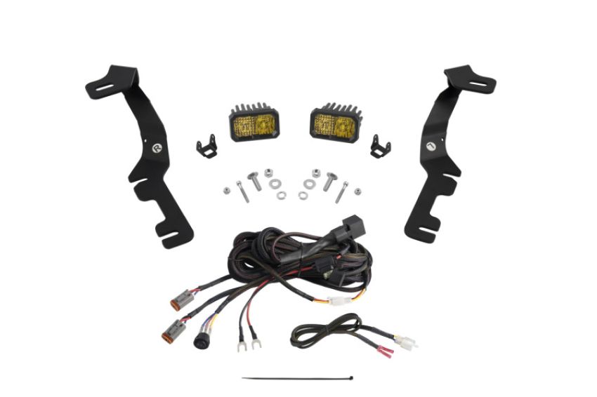 Diode Dynamics DD7598 Stage Series Ditch Light Kit for 2019-Present Ram C2 - Yellow Pro Combo
