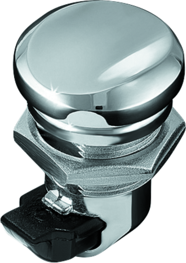 Kuryakyn 1467 Push-Button Fuel Door Latch Chrome