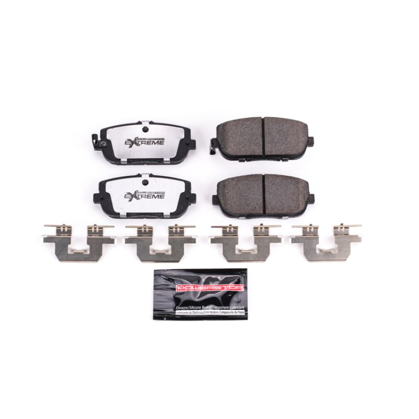 PowerStop Z26-1180 PowerStop - Z26 Performance Carbon-Fiber Ceramic Brake Pads with Hardware Kit
