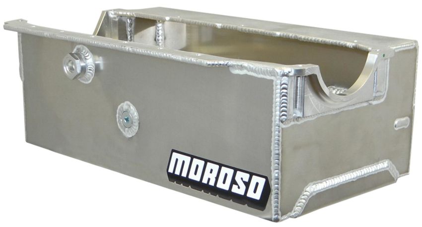 MOROSO MOR21330 SBC Sprint Car Alum. Oil Pan - Wet Sump 9.5qts.