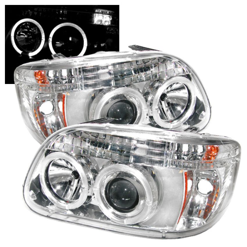 SPYDER 5010148 Projector Headlights - LED Halo - Chrome