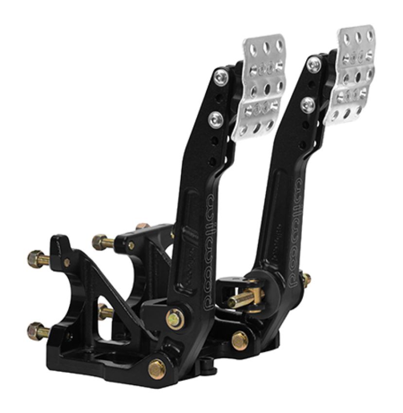 Wilwood 340-16606 Adjustable Balance Bar Brake w/ Clutch Combo - Floor Mount - 4.75-5.75:1
