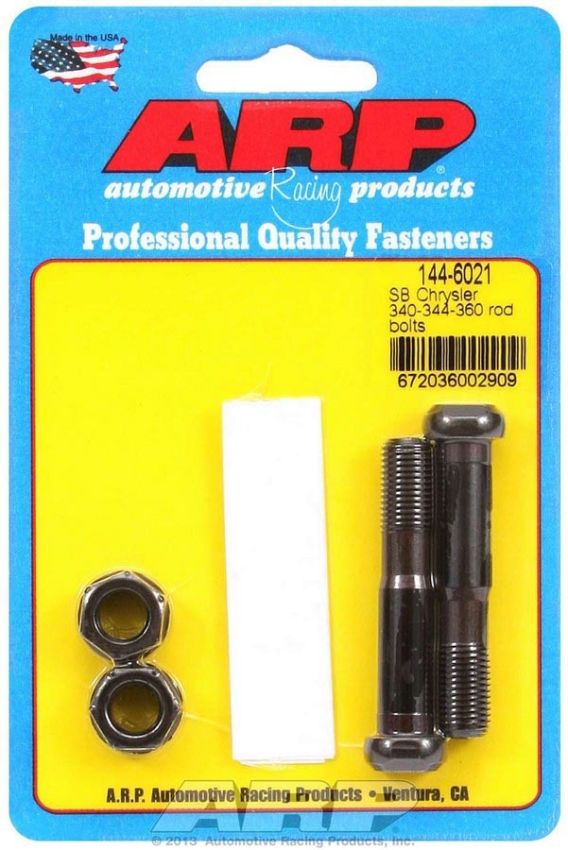 ARP ARP144-6021 SBM Rod Bolt Kit - Fits 318/340/360 (2)