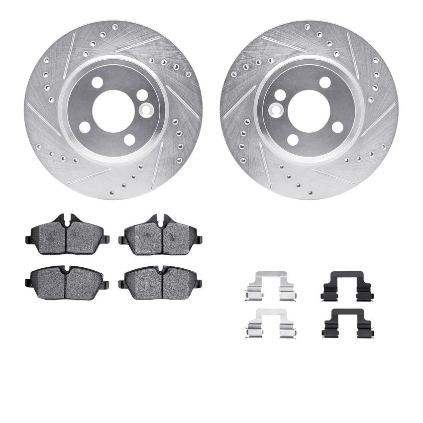 Dynamic Friction 7612-32004 Rotor Kit