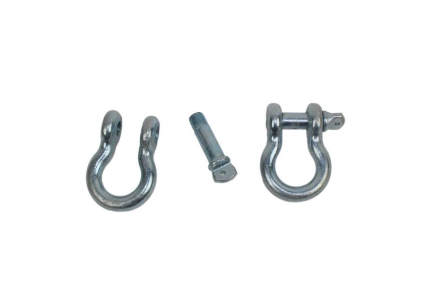 Fishbone Offroad FB21037 Zinc Coated 3/4 in. D-Ring Set FB21037
