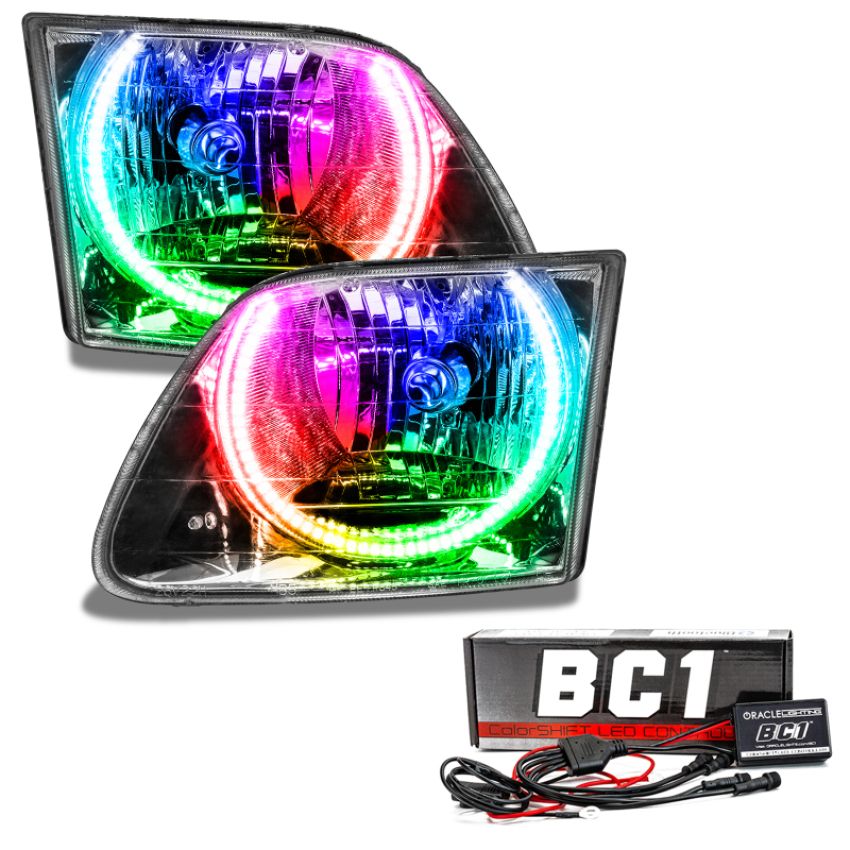 Oracle Lighting 7733-335 1997-2003 Ford F-150 Pre-Assembled LED Halo Headlights
