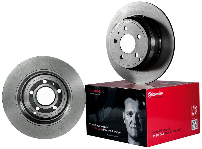 Brembo 09.A201.11 Premium Coated Vented Brake Rotor