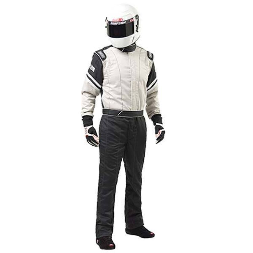 SIMPSON SAFETY SIML205371 LEGEND 2 SUIT LARGE GRAY/BLACK