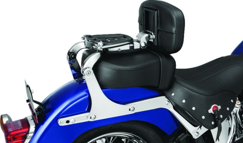Kuryakyn 1667 Fixed Mounts For Multi-Purpose Backrest Chrome
