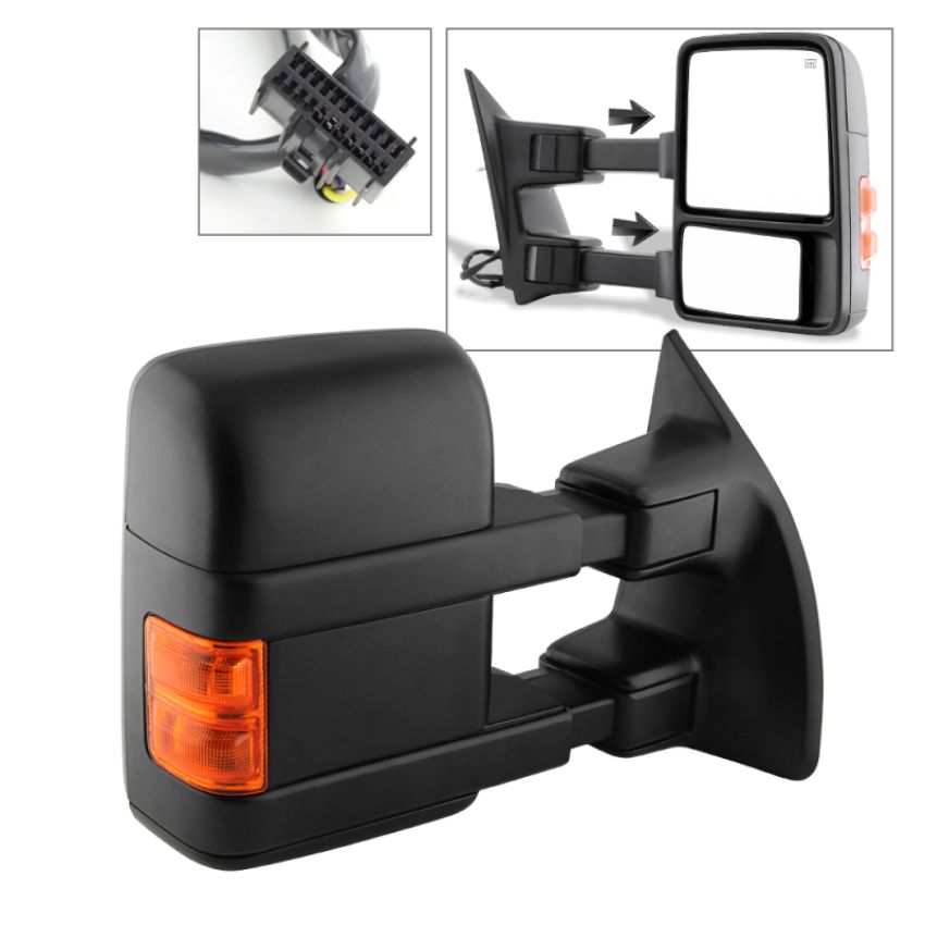 SPYDER 9933158 xTune 08-14 Ford SuperDuty Power Heated Adjust Mirror - Right (MIR-FDSD08S-PW-AM-R)