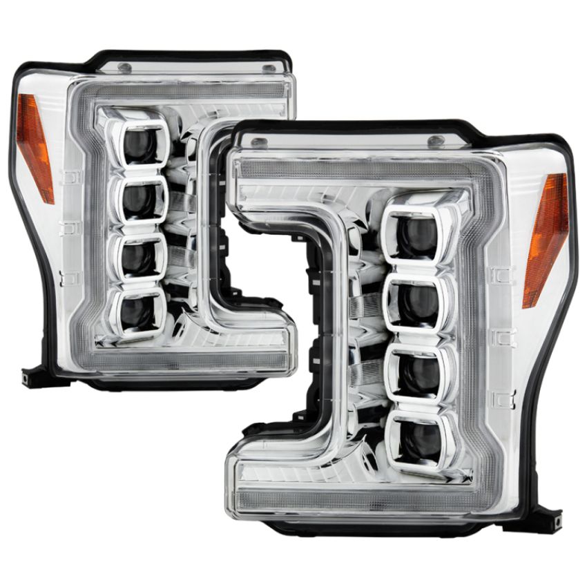 SPYDER 5087447 LED Headlights - Sequential Turn Signal - Black