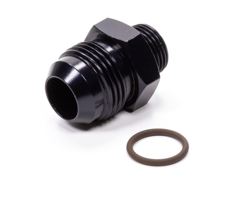 FRAGOLA FRG495122-BL #12 x 3/4-16 (#8) Radius O-Ring Fitting Black