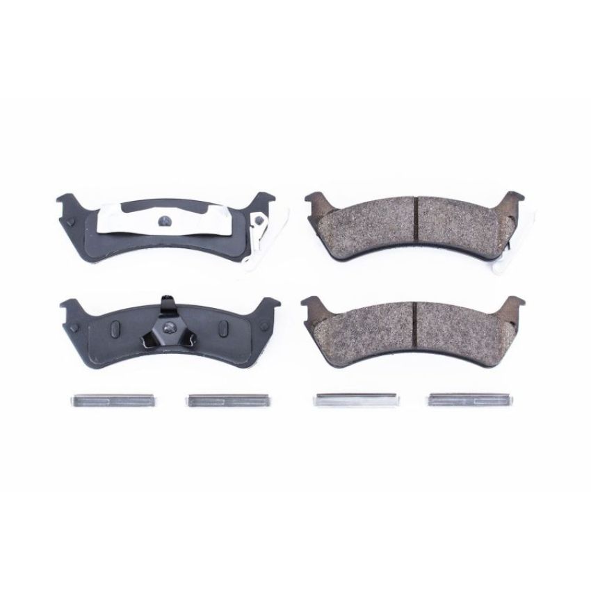 PowerStop 17-664 PowerStop - Z17 Low-Dust Ceramic Brake Pads with Hardware