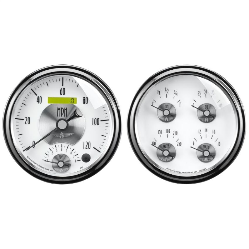 AutoMeter 2008 GAUGE KIT, 2 PC., QUAD & TACH/SPEEDO, 5