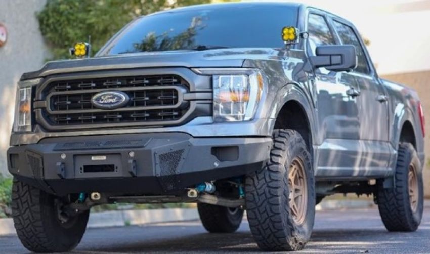 Go Rhino 24398T 21-24 Ford F-150 4dr (Excl. Models w/APA +ACC) BR6 Front Bumper Replacement