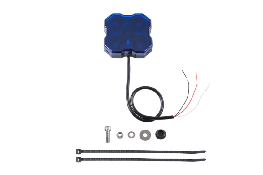 Diode Dynamics DD7433 Stage Series Single Color LED Rock Light - Blue Hookup (one)