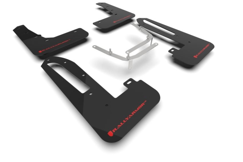 Rally Armor MF97-UR-BLK-RD Black Mud Flap/Red Logo