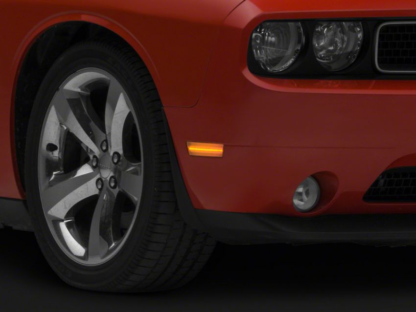 Raxiom CH3217 08-14 Dodge Challenger Axial Series LED Side Marker Lights- Clear