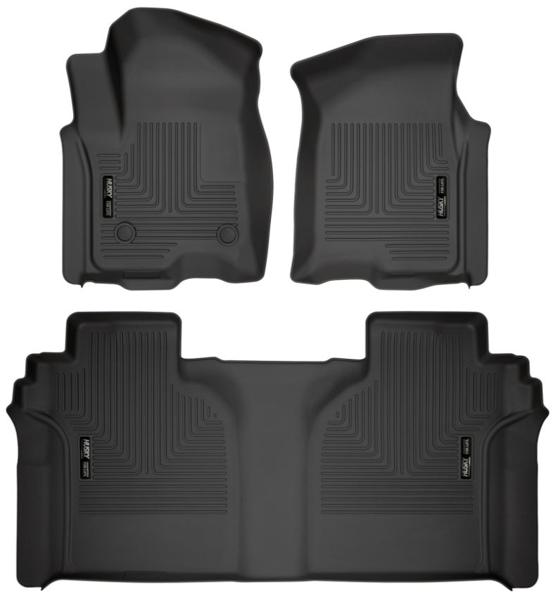 HUSKY LINERS HSK94021 Front & 2nd Seat Floor L iners Weatherbeater