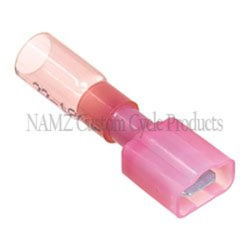 NAMZ NIS-19164-0015 Heat Sealable .25in. Male Quick Disconnect Terminals 22-18g (25 Pack)