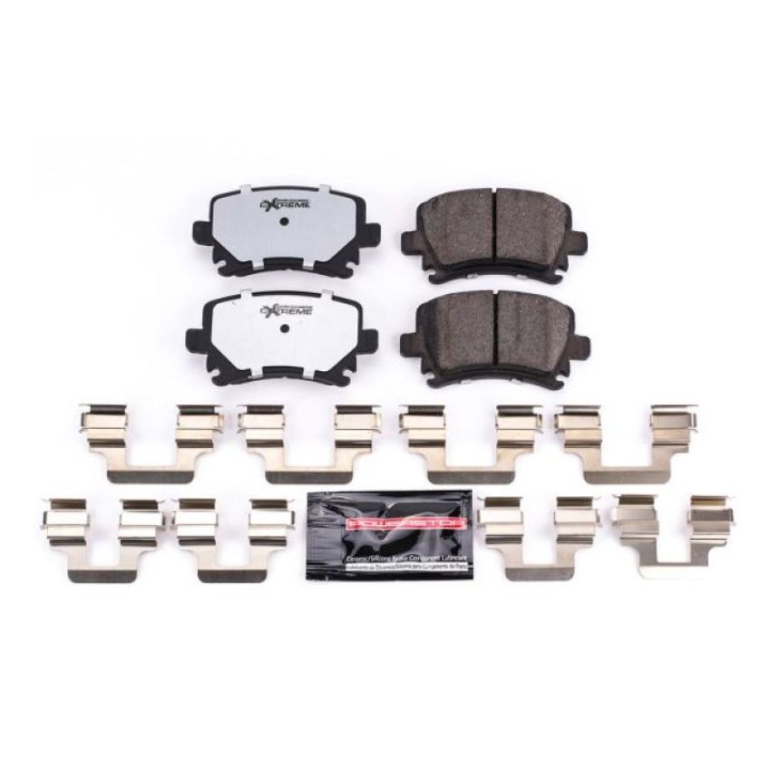 PowerStop Z26-1108 PowerStop - Z26 Performance Carbon-Fiber Ceramic Brake Pads with Hardware Kit
