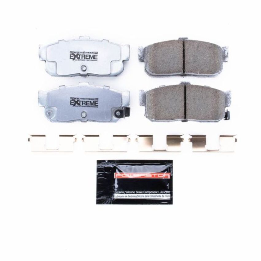 PowerStop Z26-540 PowerStop - Z26 Performance Carbon-Fiber Ceramic Brake Pads with Hardware Kit