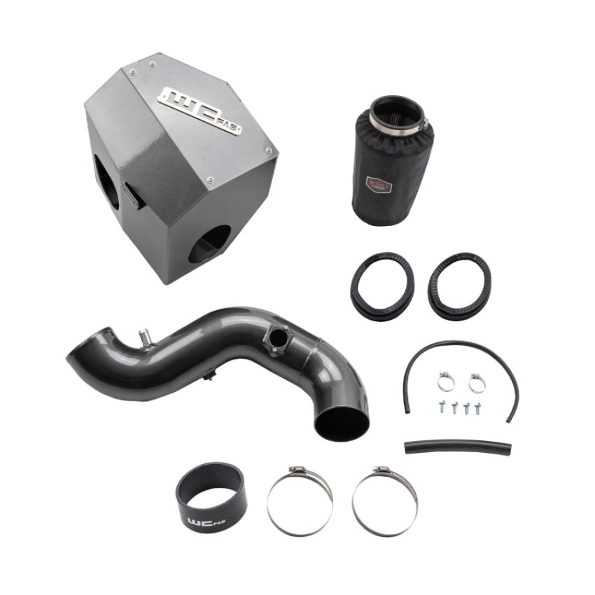 Wehrli WCF100881-FB 13-18 Cummins 6.7L Intake Kit 4in - Flat Black