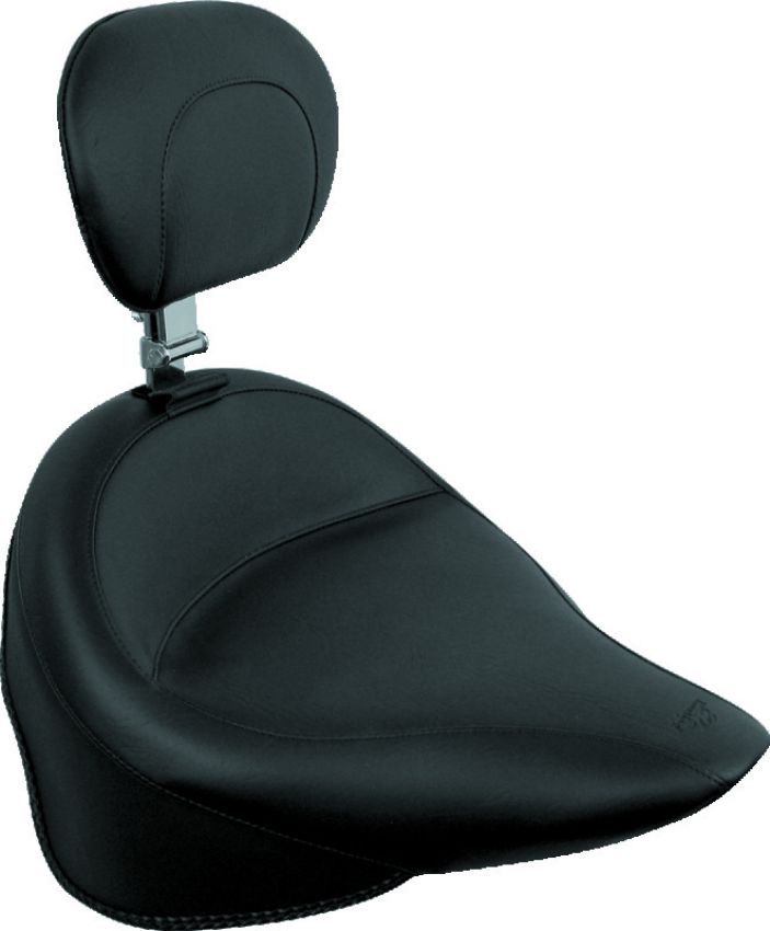 Mustang Motorcycle 76742 Mustang 06-17 Harley Softail Wide Tire (200mm) Wide Tripper Solo Seat Diamond Stitch- Black
