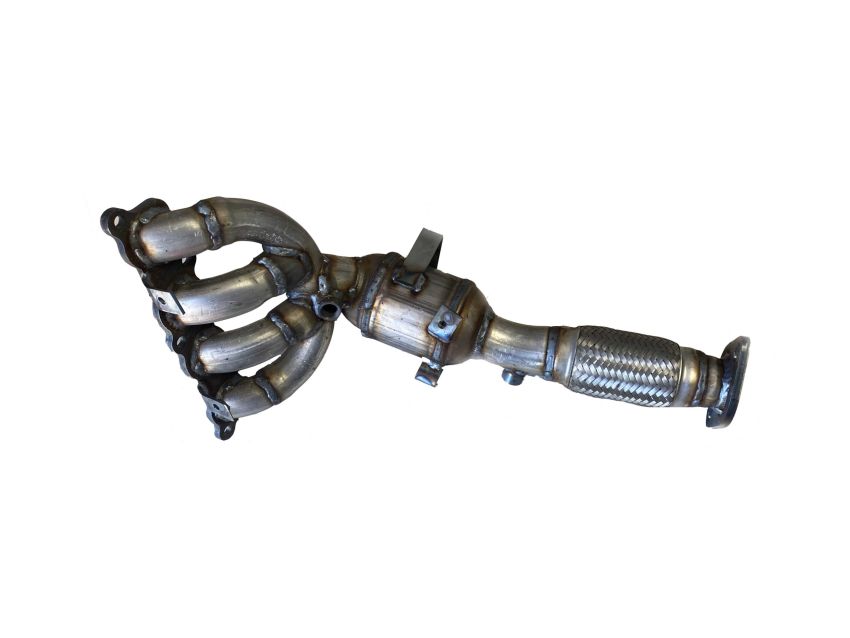 AB Catalytic 4437 Direct Fit Manifold Converter with flex EPA (Federal)