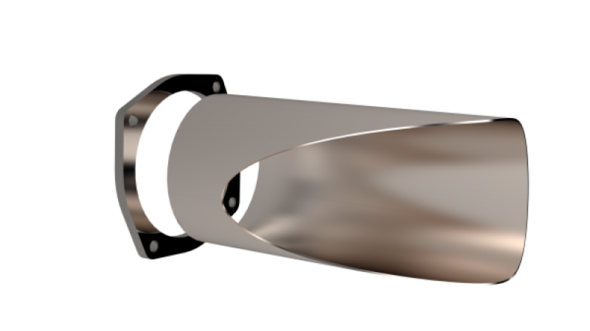 QTP 10501 5in Weld-On QTEC DIY Cutout Pipe