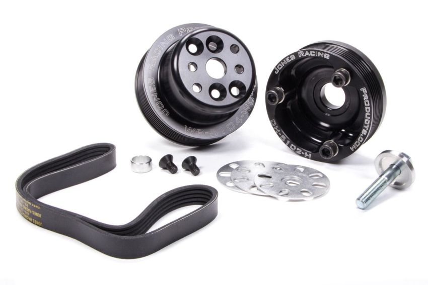 JONES RACING PRODUCTS JRP1035-S-CE Serpentine Water Pump Drive Kit SBC Crate Engn