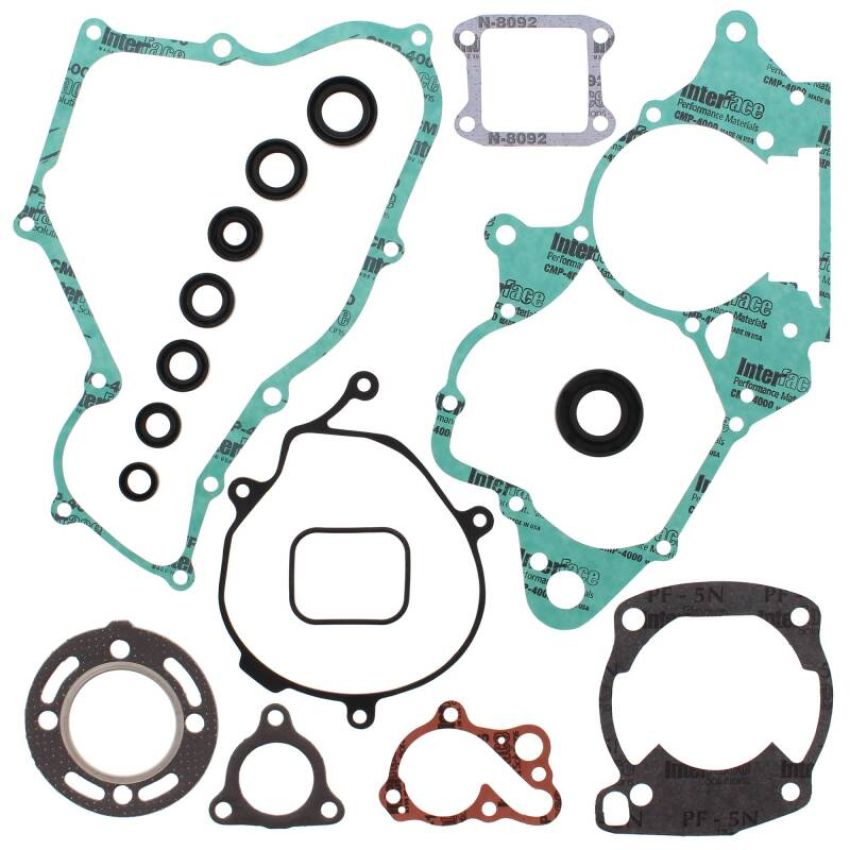 Vertex Pistons 811205 Vertex Gaskets 86-91 Honda CR80R Complete Gasket Kit w/ Oil Seals