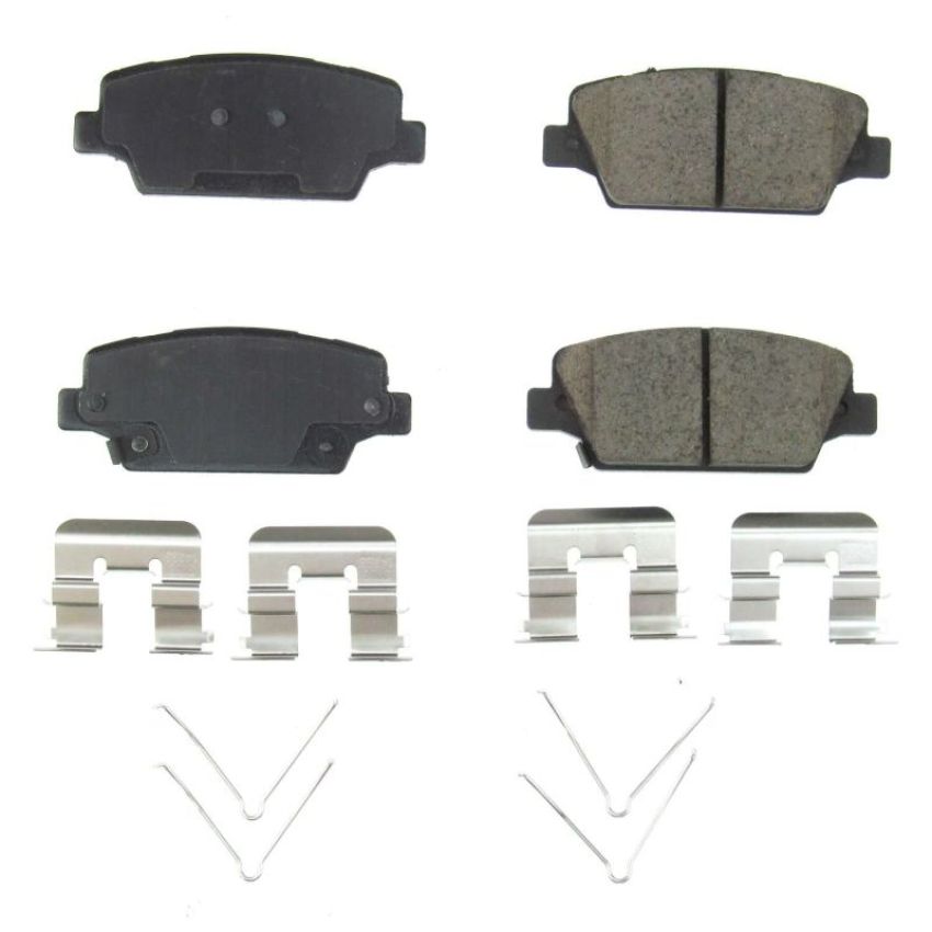 PowerStop 17-2050 PowerStop - Z17 Low-Dust Ceramic Brake Pads with Hardware