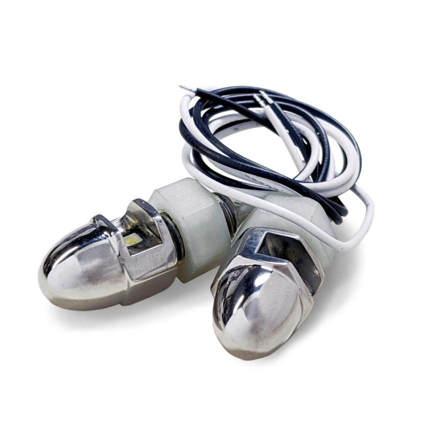 Design Engineering 30311 Lite'N Boltz Licenese Kit Acorn Polished 2pk