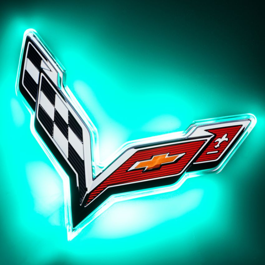 Oracle Lighting 3633-010 Aqua Rear Illuminated Emblem, Single Intensity