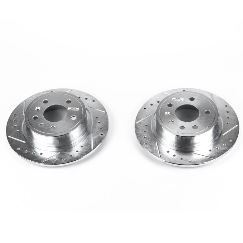 PowerStop EBR693XPR PowerStop Evolution Performance Drilled, Slotted & Plated Brake Rotor Pair
