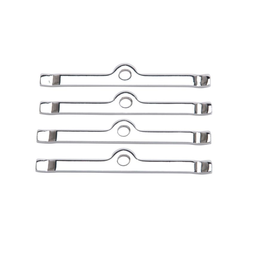EDELBROCK EDE4404 Chrome V/C Hold-Down Tabs - 4pcs.