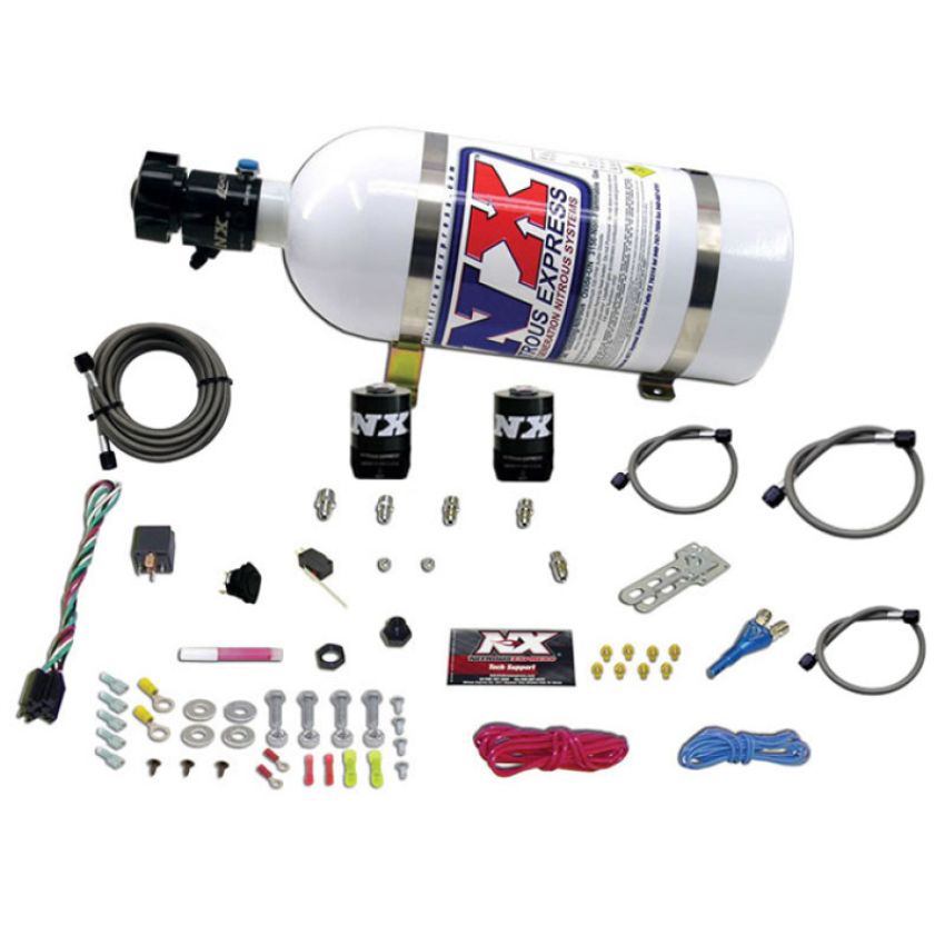 Nitrous Express 20113-10 FORD EFI RACE (100-150-200-250HP) SINGLE NOZZLE WITH 10LB BOTTLE