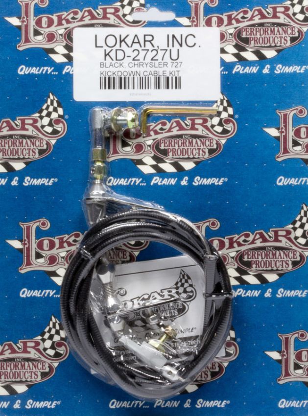 LOKAR LOKKD-2727U Universal Throttle Cable Chrysler 727 Black